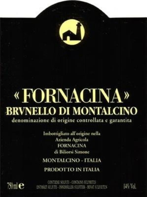 Cantina Fornacina Brunello di Montalcino 2011 Front Label