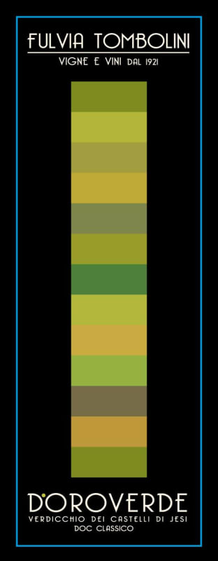 Fulvia Tombolini Doroverde Verdicchio dei Castelli di Jesi Classico 2014 Front Label