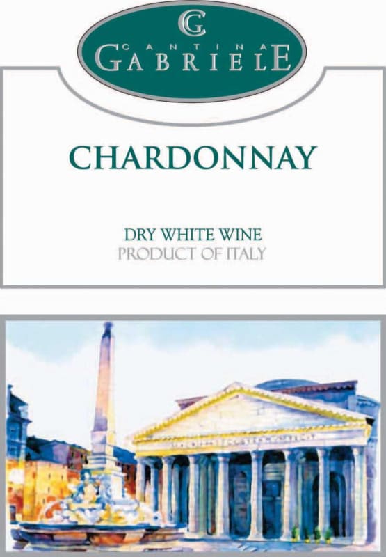 Cantina Gabriele Kosher Chardonnay 2015 Front Label