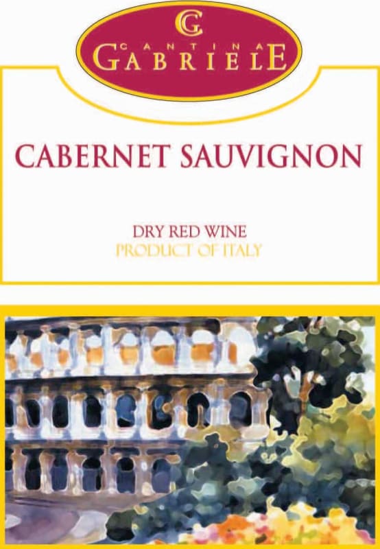 Cantina Gabriele Kosher Cabernet Sauvignon 2012 Front Label