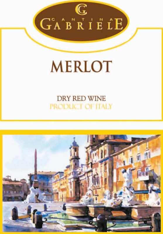 Cantina Gabriele Kosher Merlot 2013 Front Label
