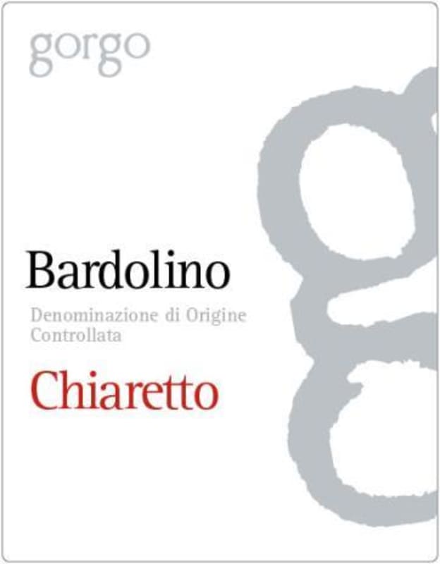 Cantina Gorgo Bardolino Chiaretto 2015 Front Label