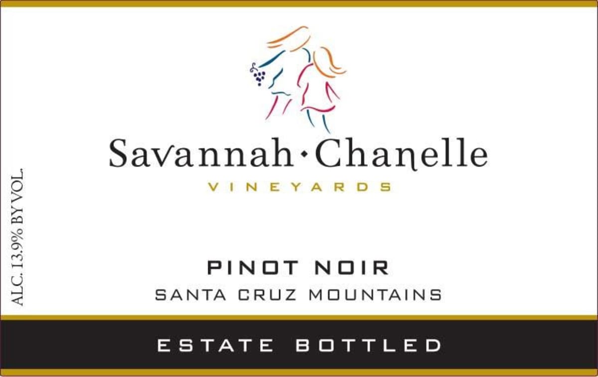 Savannah-Chanelle Estate Pinot Noir 2013 Front Label