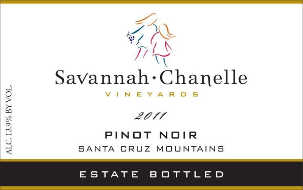Savannah-Chanelle Estate Pinot Noir 2011 Front Label