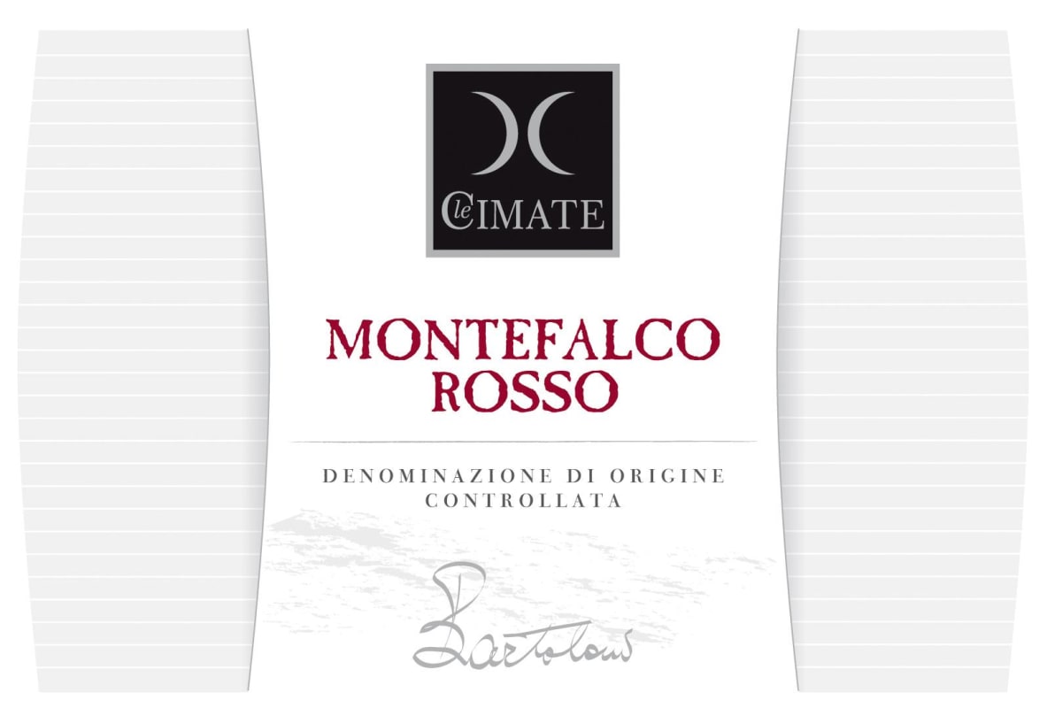 Cantina Le Cimate Montefalco Rosso 2011 Front Label