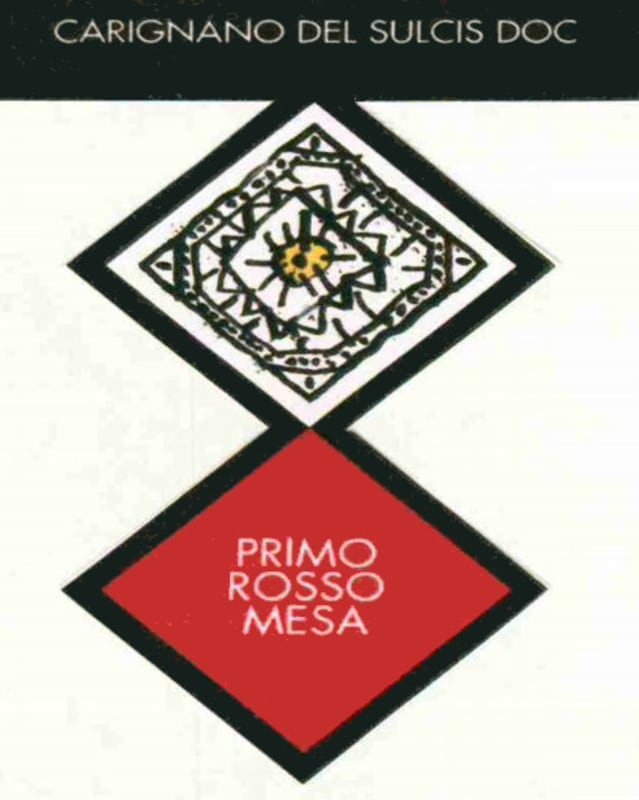Cantina Mesa Isola dei Nuraghi Primo Rosso 2014 Front Label