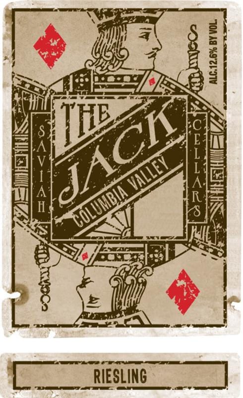 Saviah The Jack Riesling 2013 Front Label