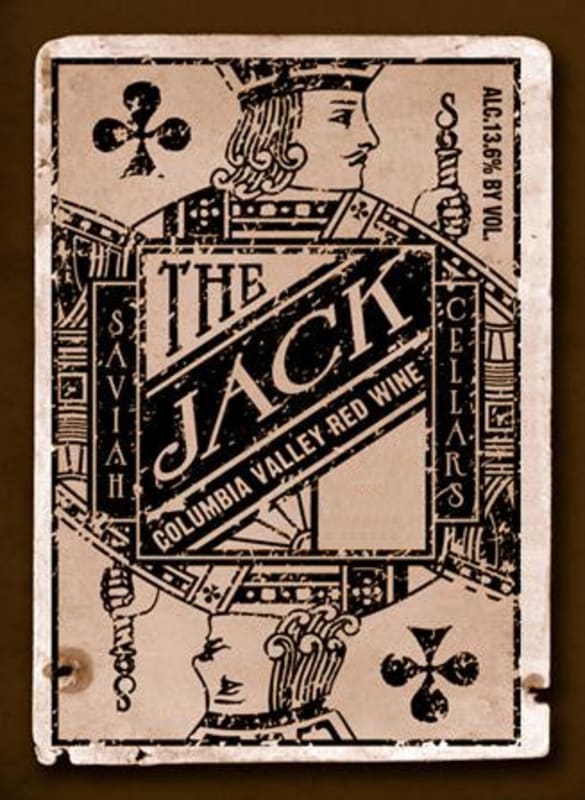 Saviah The Jack Red 2013 Front Label