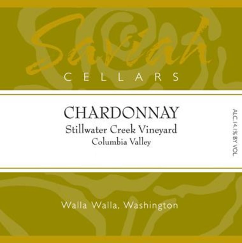 Saviah Stillwater Creek Vineyard Chardonnay 2013 Front Label