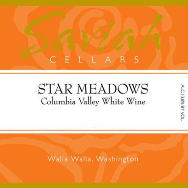 Saviah Star Meadows White 2012 Front Label