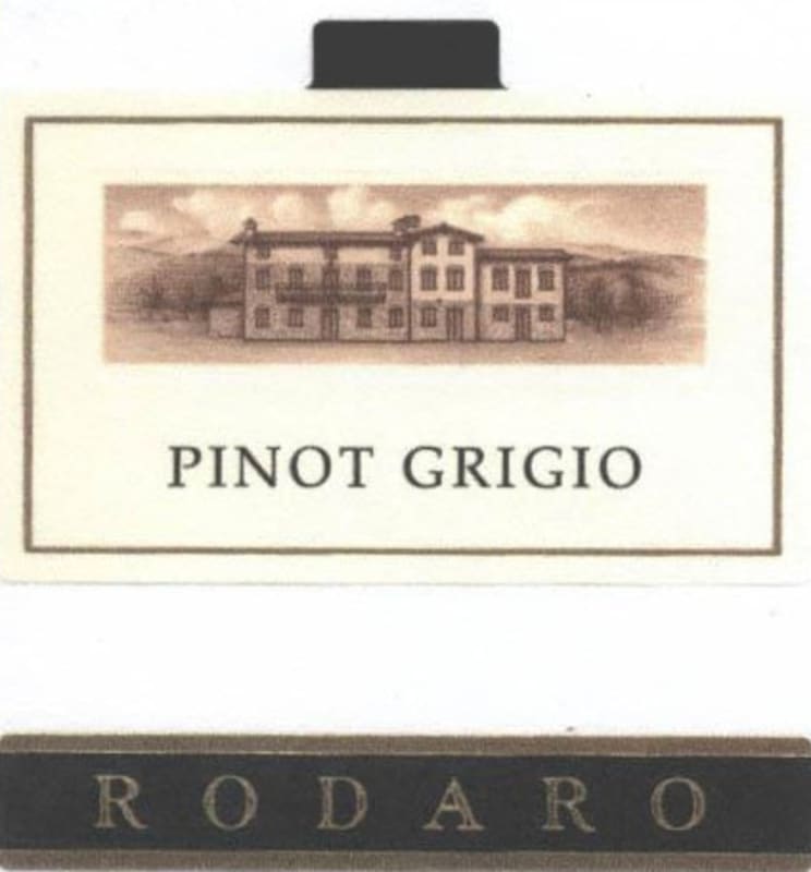 Cantina Rodaro Colli Orientali del Friuli Pinot Grigio 2004 Front Label