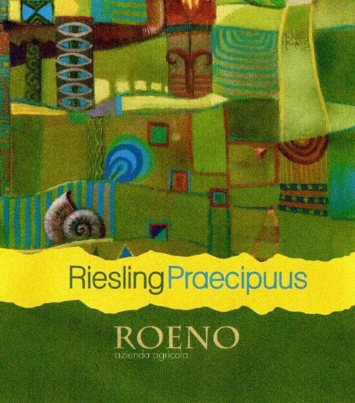 Cantina Roeno Praecipuus Riesling 2013 Front Label