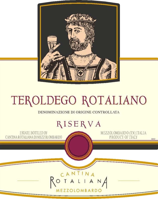 Cantina Rotaliana Teroldego Rotaliano Riserva 2012 Front Label