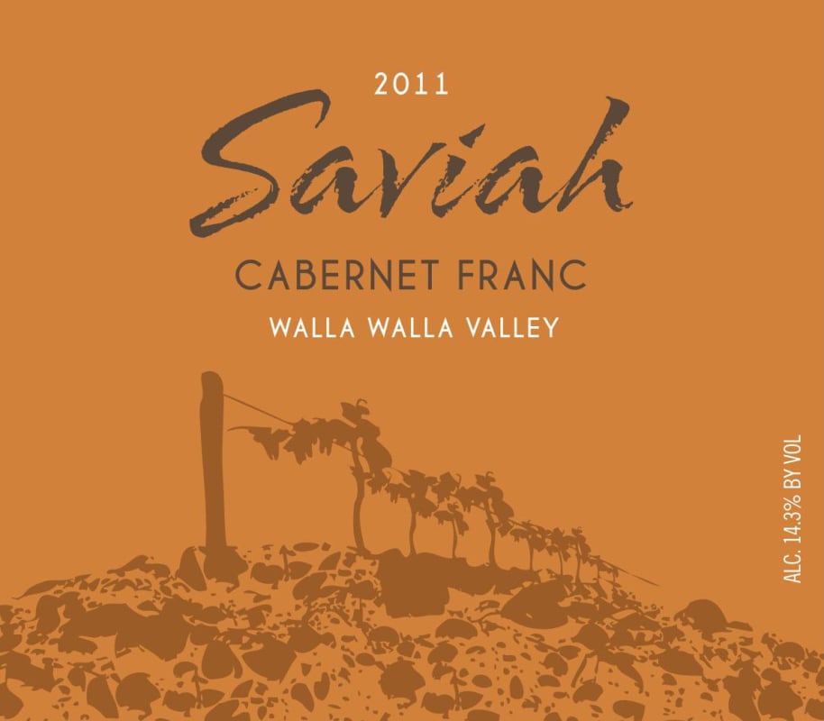 Saviah Cabernet Franc 2011 Front Label