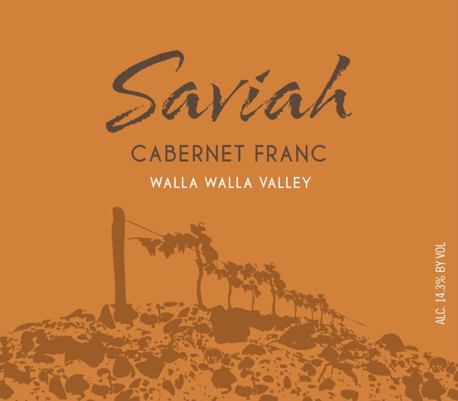 Saviah Cabernet Franc 2012 Front Label