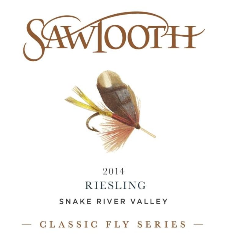 Sawtooth Classic Fly Series Riesling 2014 Front Label