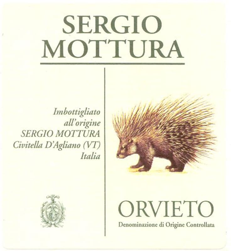 Cantina Sergio Mottura Orvieto Amabile 2012 Front Label