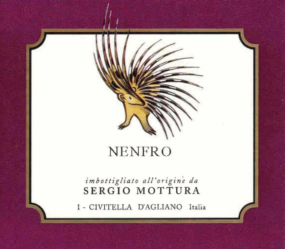 Cantina Sergio Mottura Lazio Nenfro Rosso 2011 Front Label