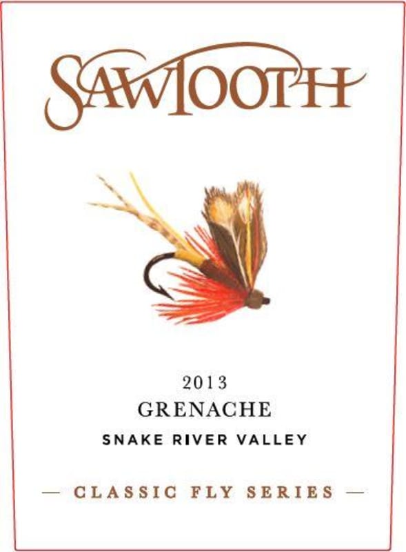Sawtooth Classic Fly Series Grenache 2013 Front Label