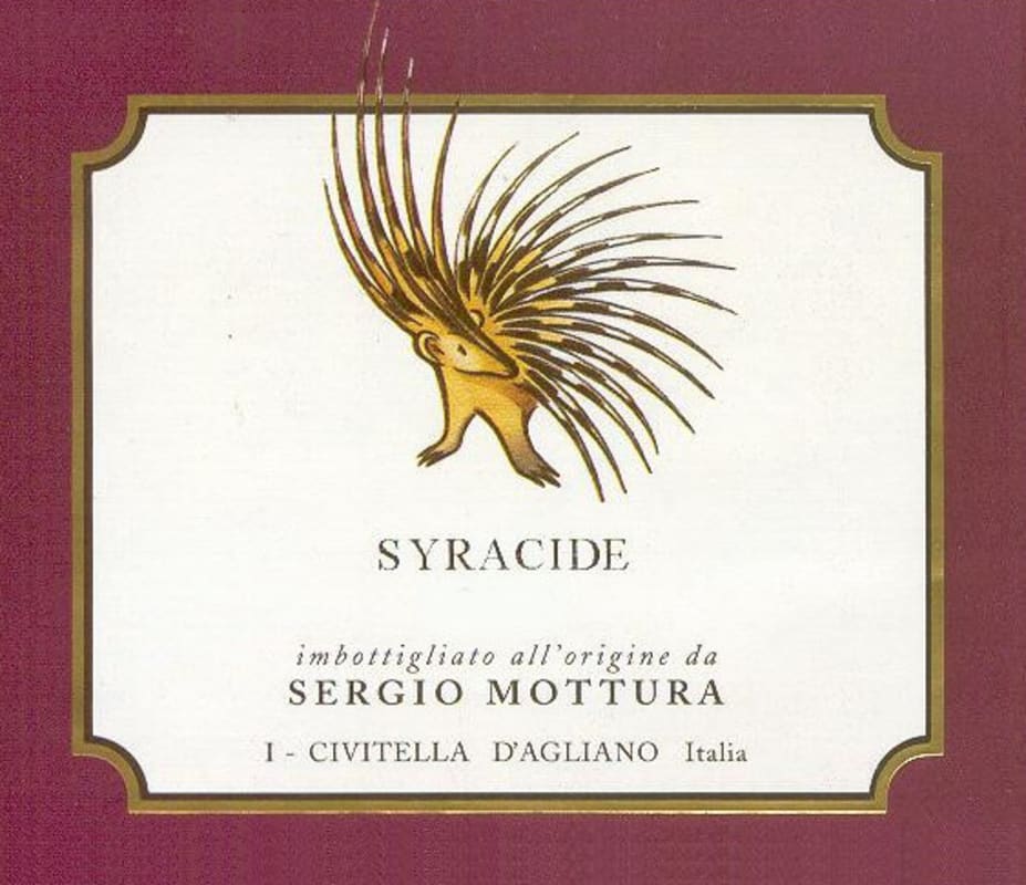 Cantina Sergio Mottura Lazio Syracide Rosso 2010 Front Label
