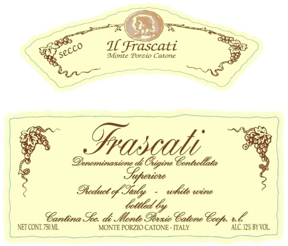 Cantina Sociale di Monte Porzio Catone Frascati Superiore Il 2014 Front Label
