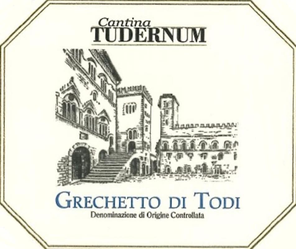 Cantina Tudernum Grechetto di Todi 2015 Front Label