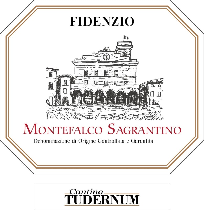 Cantina Tudernum Montefalco Sagrantino Fidenzio 2012 Front Label