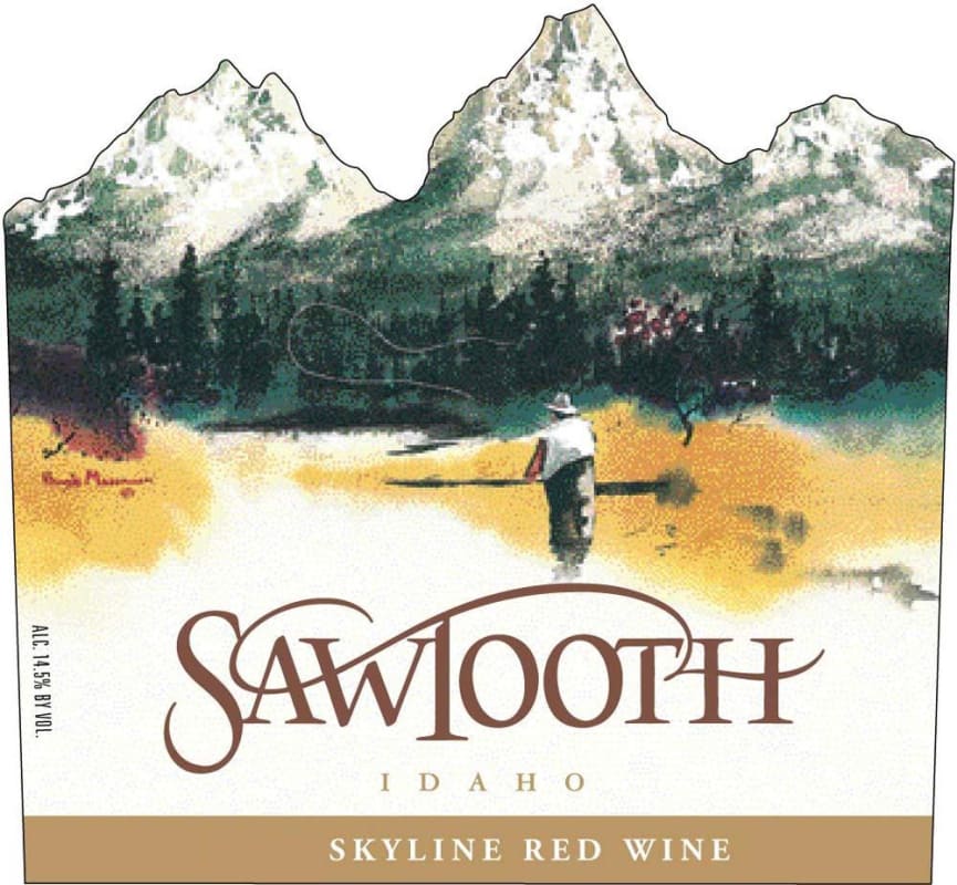 Sawtooth Sawtooth Skyline Red 2012 Front Label