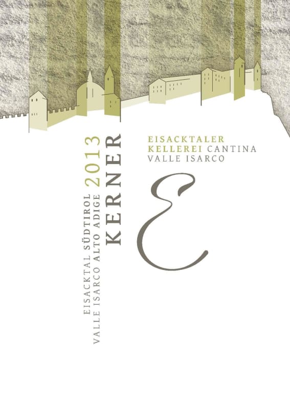 Cantina Valle Isarco Kerner 2013 Front Label