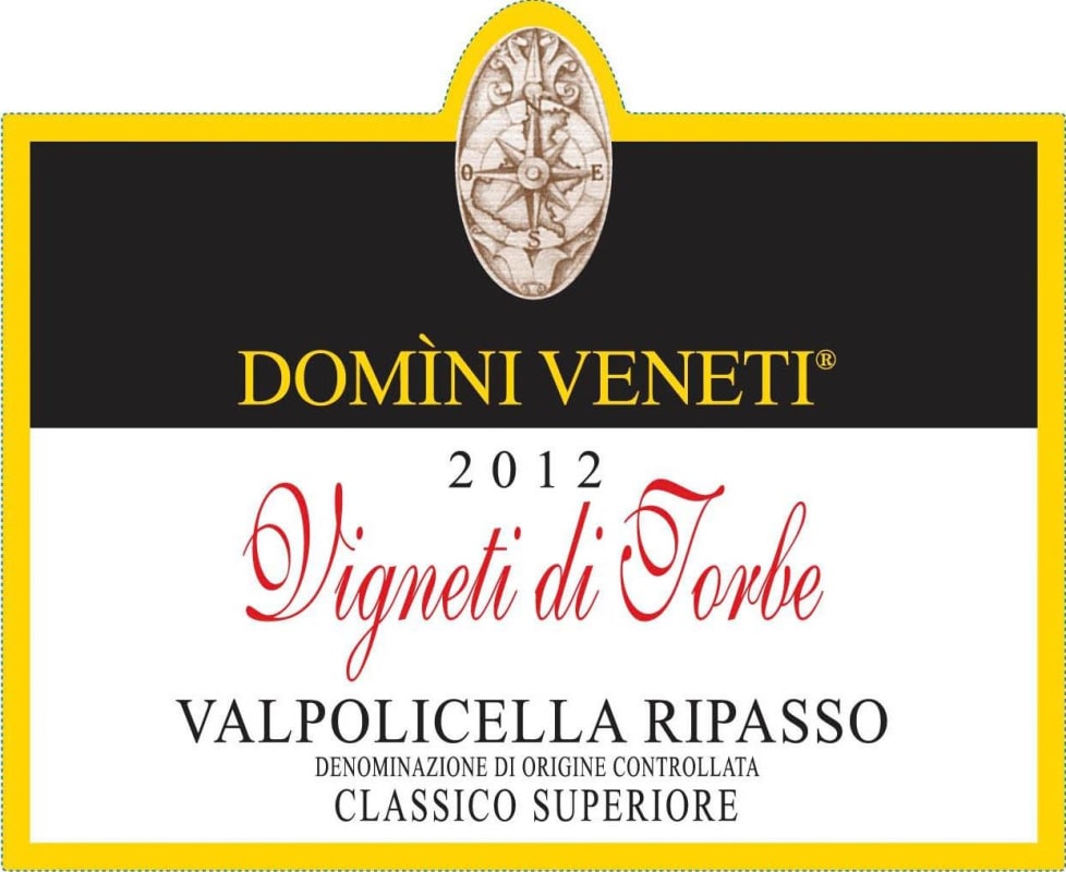 Domini Veneti Valpolicella Ripasso Classico Vigneti di Torbe 2012 Front Label