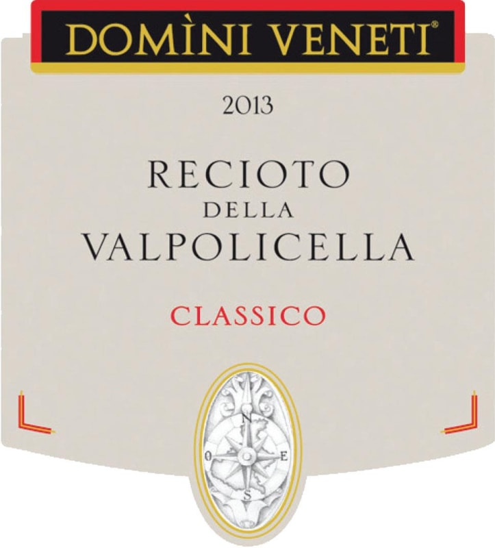 Domini Veneti Recioto della Valpolicella Classico 2013 Front Label