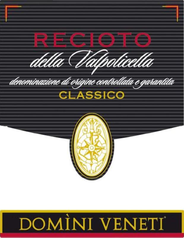 Domini Veneti Recioto della Valpolicella Classico 2012 Front Label