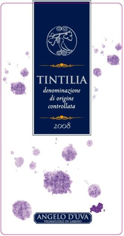 Cantine Agnelo D'Uva Tintilia del Molise 2008 Front Label