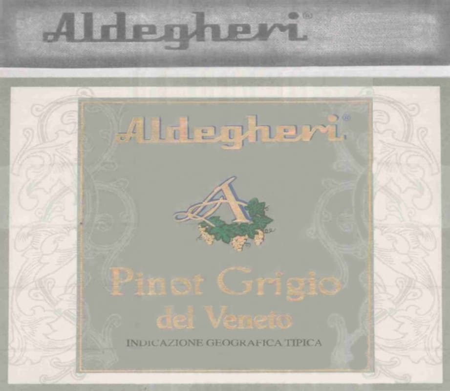 Cantine Aldegheri Veneto Pinot Grigio 2009 Front Label