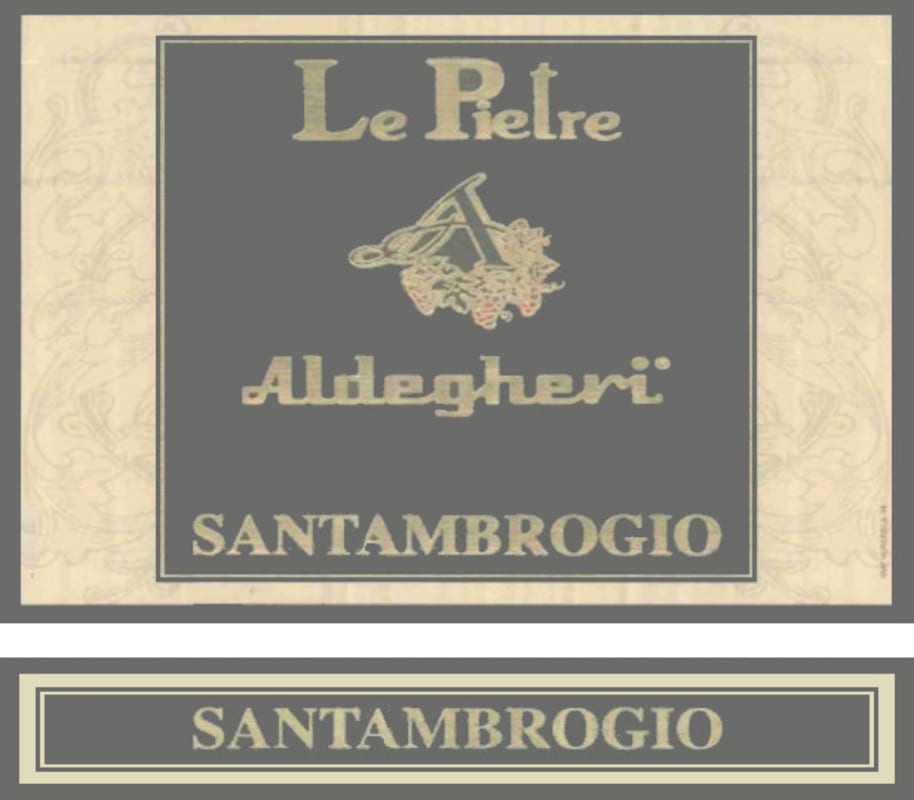 Cantine Aldegheri Veneto Le Pietre Santambrogio 2003 Front Label