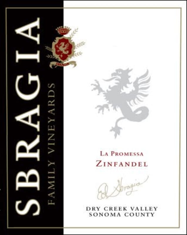 Sbragia La Promessa Zinfandel 2006 Front Label