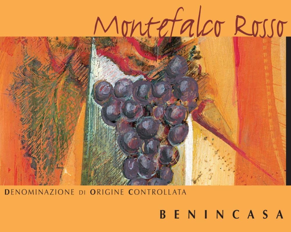 Cantine Benincasa Montefalco Rosso 2009 Front Label