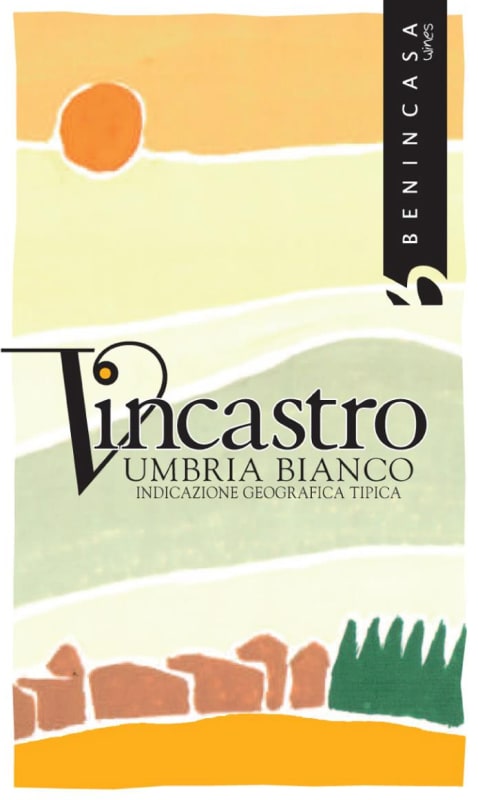 Cantine Benincasa Umbria Vincastro Bianco 2013 Front Label