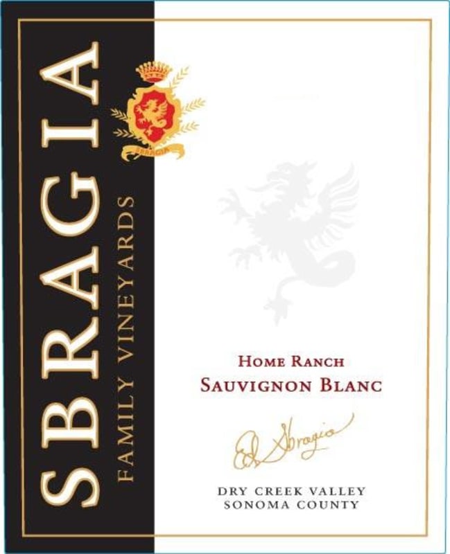 Sbragia Home Ranch Sauvignon Blanc 2013 Front Label