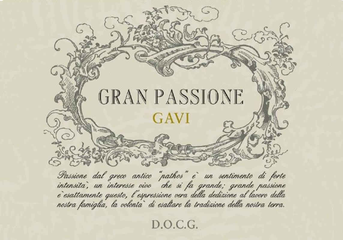 Gran Passione Gavi 2014 Front Label