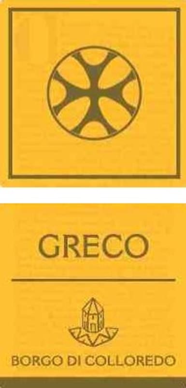 Cantine Borgo di Colloredo Terre degli Osci Greco 2014 Front Label