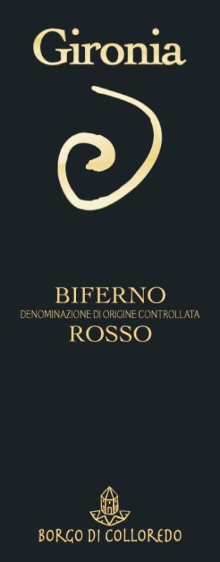 Cantine Borgo di Colloredo Biferno Gironia Rosso 2009 Front Label