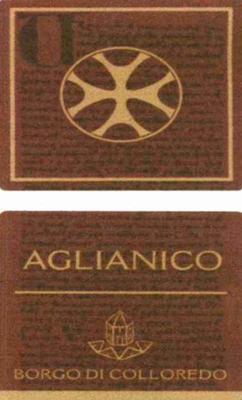 Cantine Borgo di Colloredo Terre degli Osci Aglianico 2005 Front Label