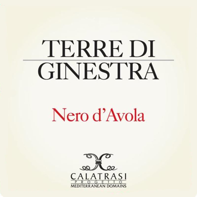 Cantine Calatrasi Sicilia Terre di Ginestra Nero d'Avola 2012 Front Label