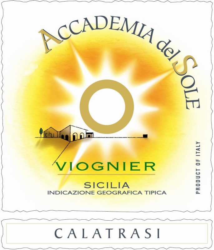 Cantine Calatrasi Sicilia Accademia del Sole Viognier 2005 Front Label