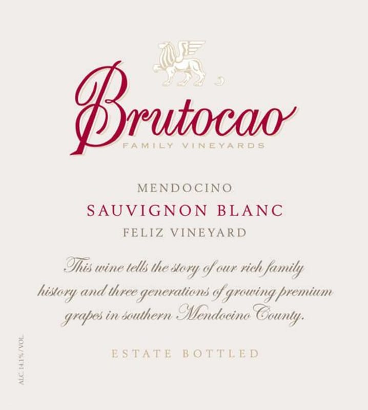 Brutocao Feliz Vineyard Sauvignon Blanc 2011 Front Label