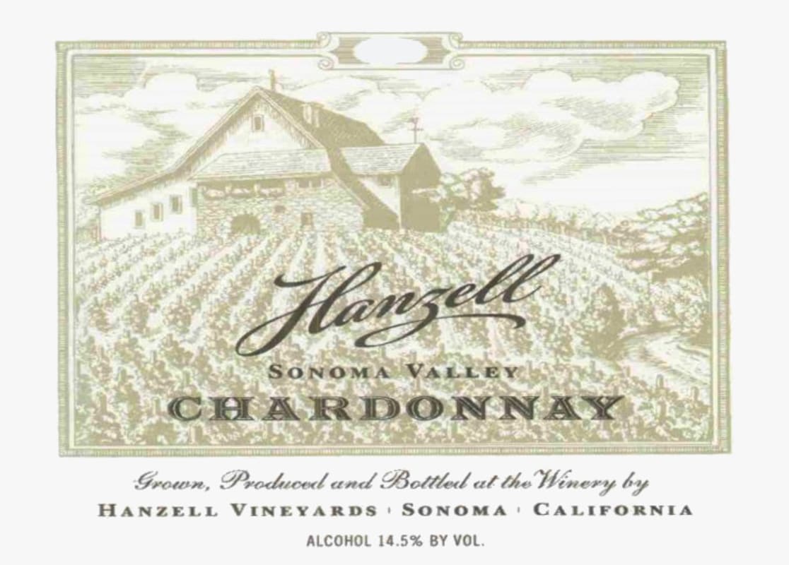 Hanzell Chardonnay 2003 Front Label