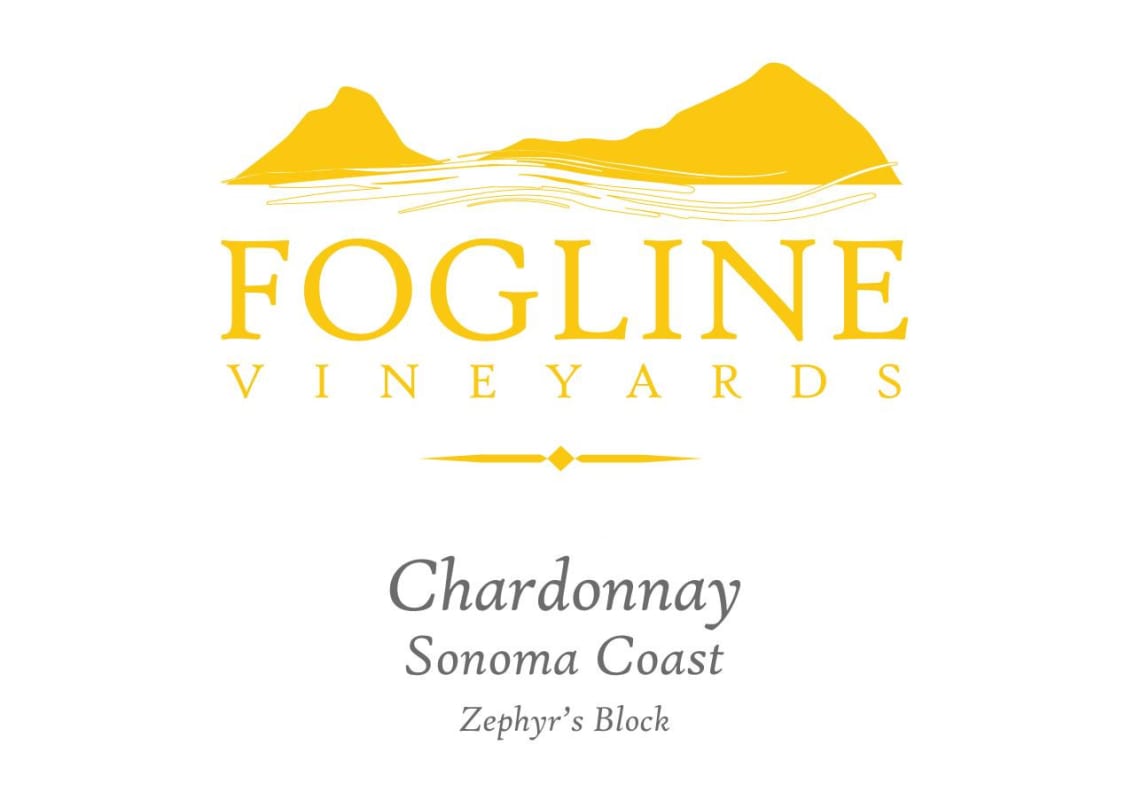 Fogline Vineyards Zephyrs Block Chardonnay 2015 Front Label