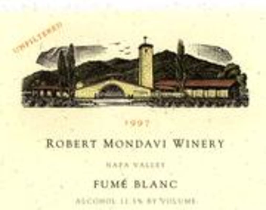 Robert Mondavi Fume Blanc 1997 Front Label