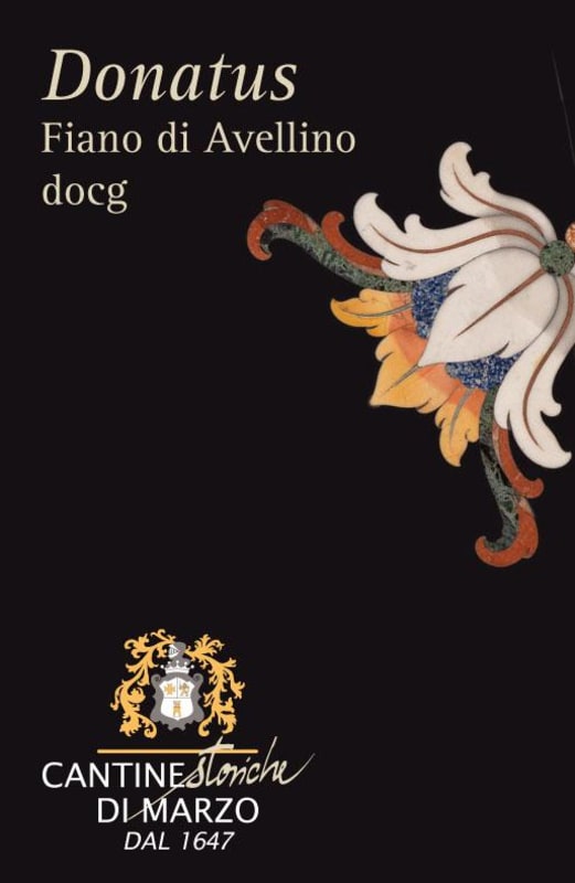 Cantine di Marzo Fiano di Avellino Cantine Storiche Donatus 2010 Front Label